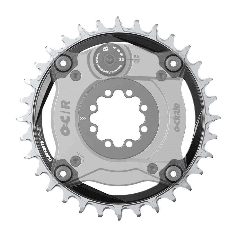 SRAM BCD 104 XX Eagle transmission chainring